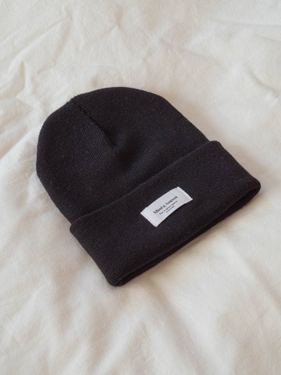 Mimi & August - Intemporel Black Beanie