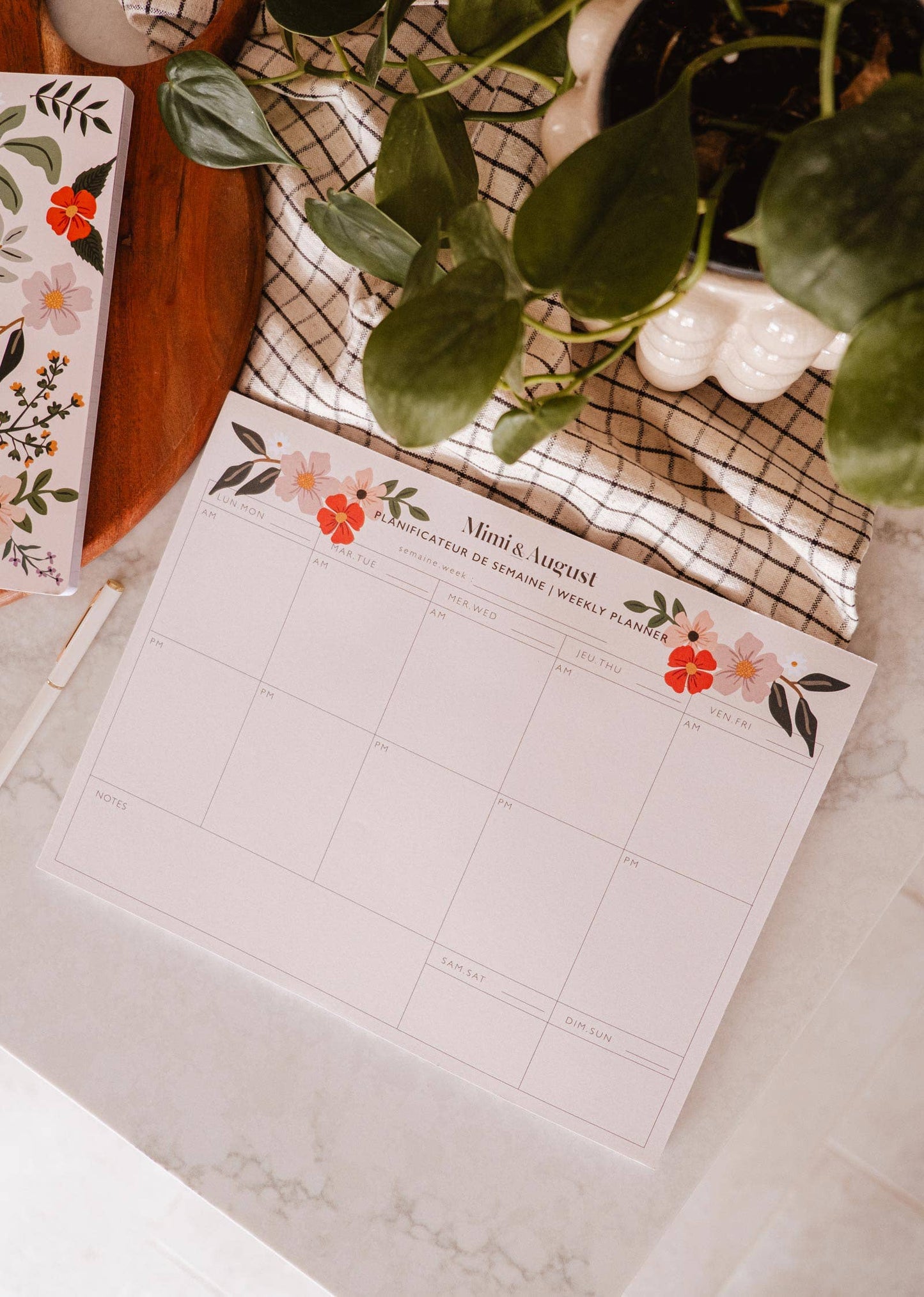 Mimi & August - Flower Bomb Weekly Planner