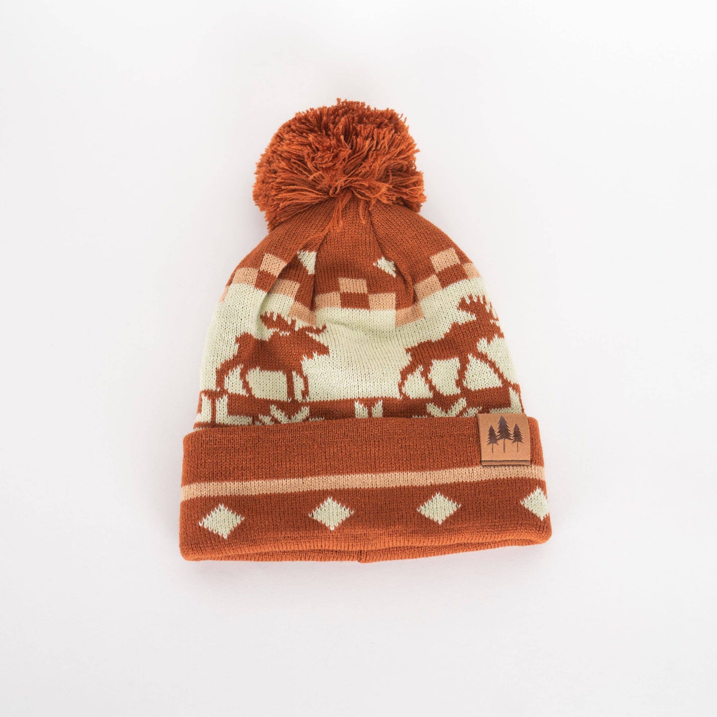 Moose Kids Beanie - Brown