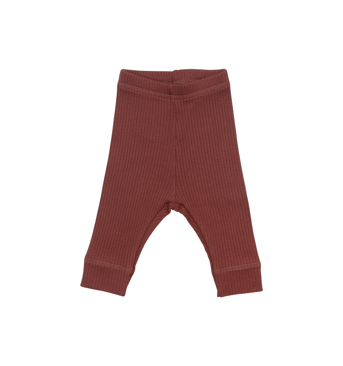 Long Sleeve Onesie + Pant Set - Dark Brick