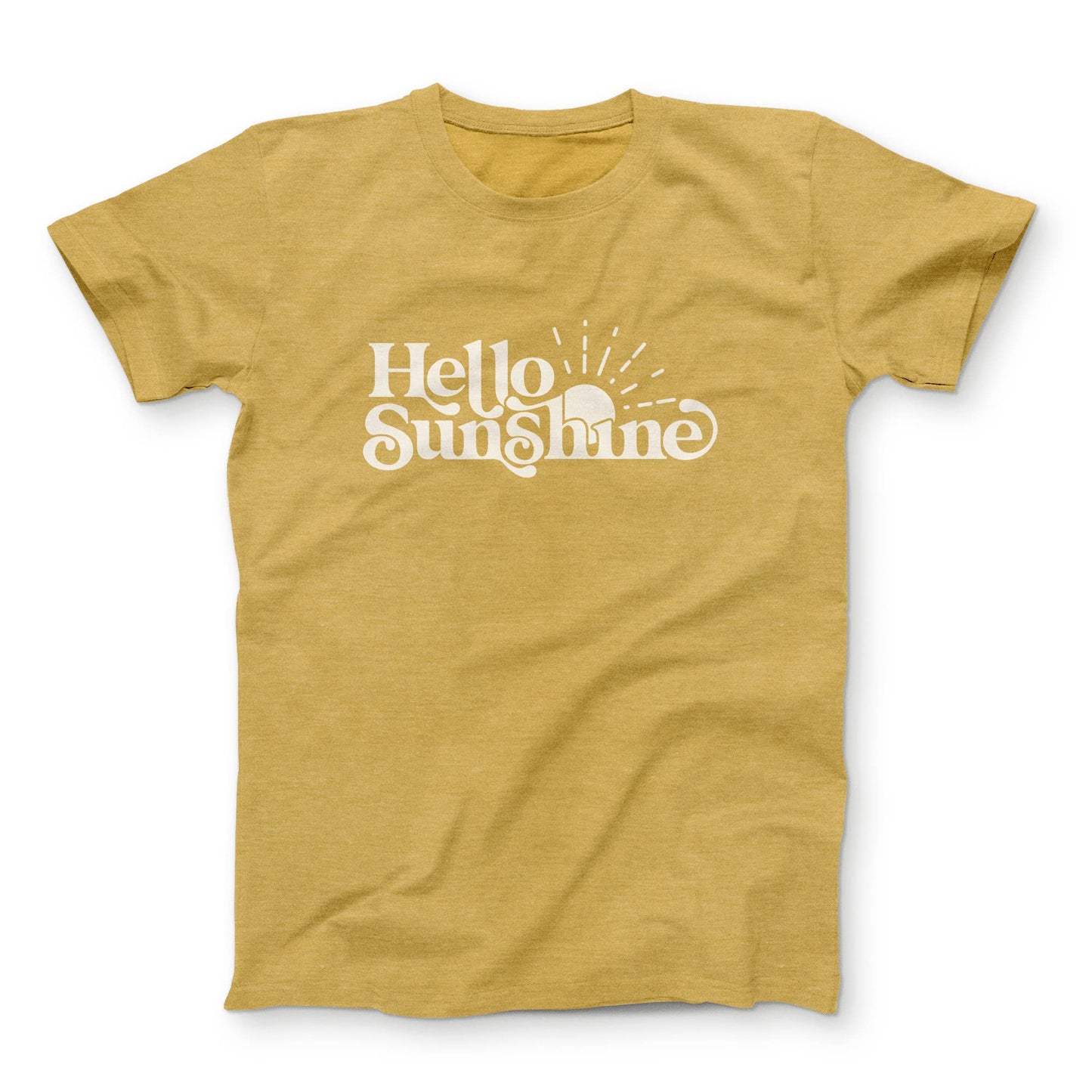 Hello Sunshine T-Shirt : Mustard: L