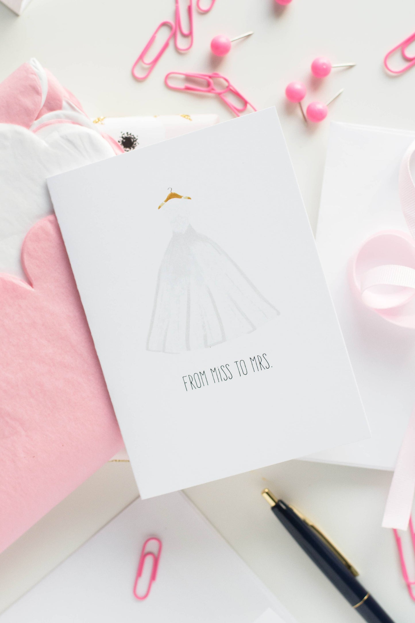 Miss To Mrs - Greeting Card