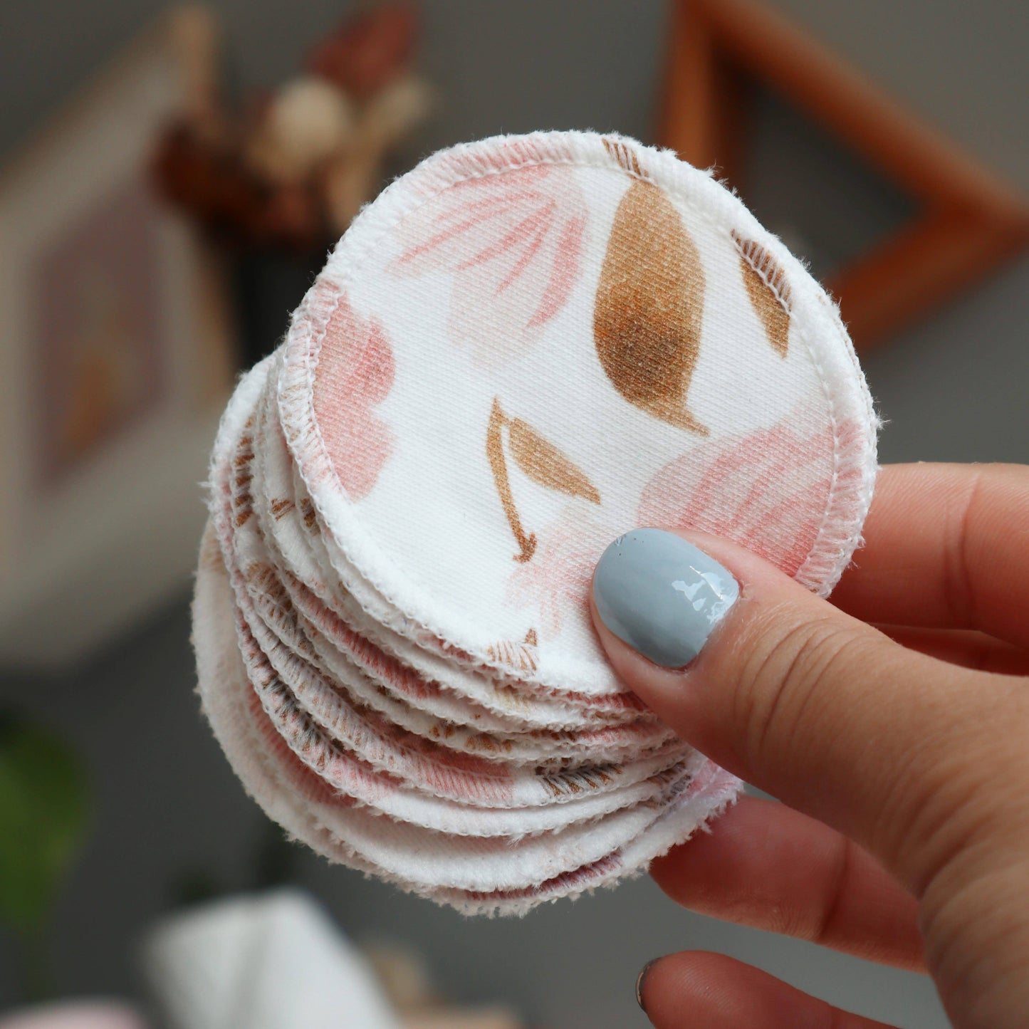 Organic Cotton Rounds - Juliet Florals