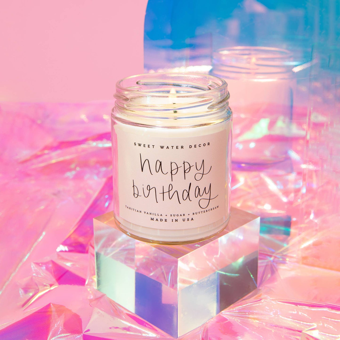 Sweet Water Decor - Happy Birthday 9 oz Soy Candle