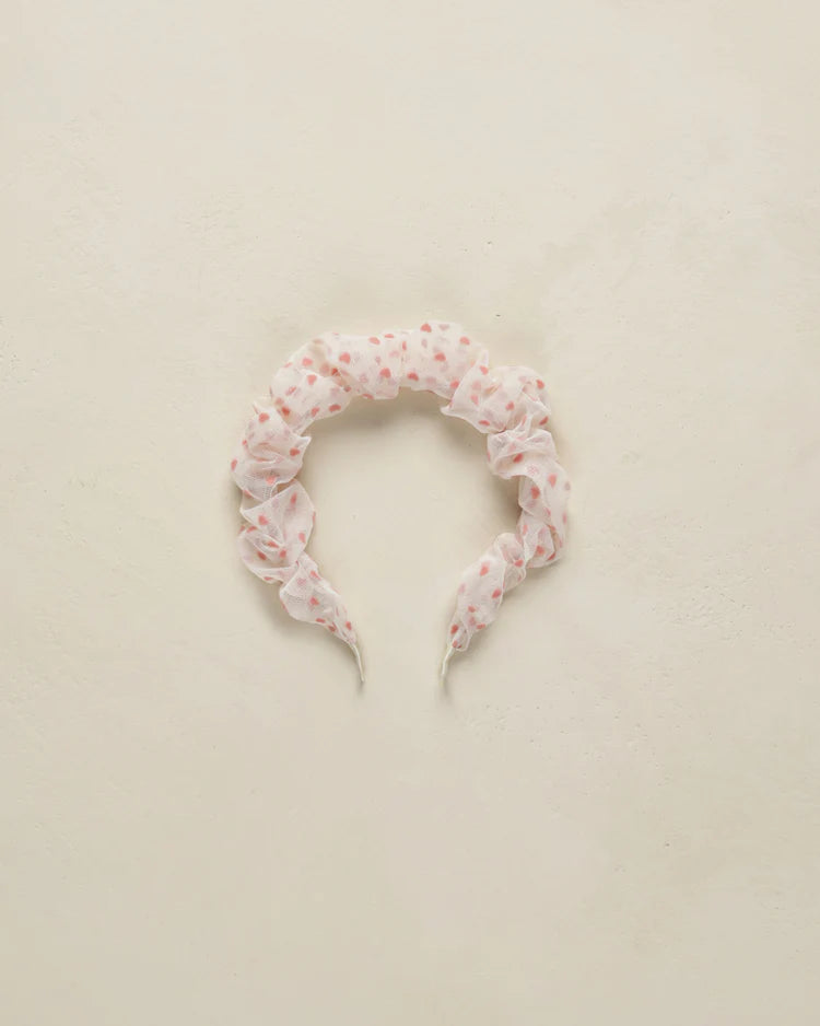 Gathered Headband - Hearts
