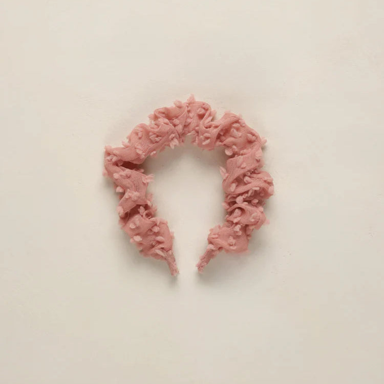 Gathered Headband - Lipstick