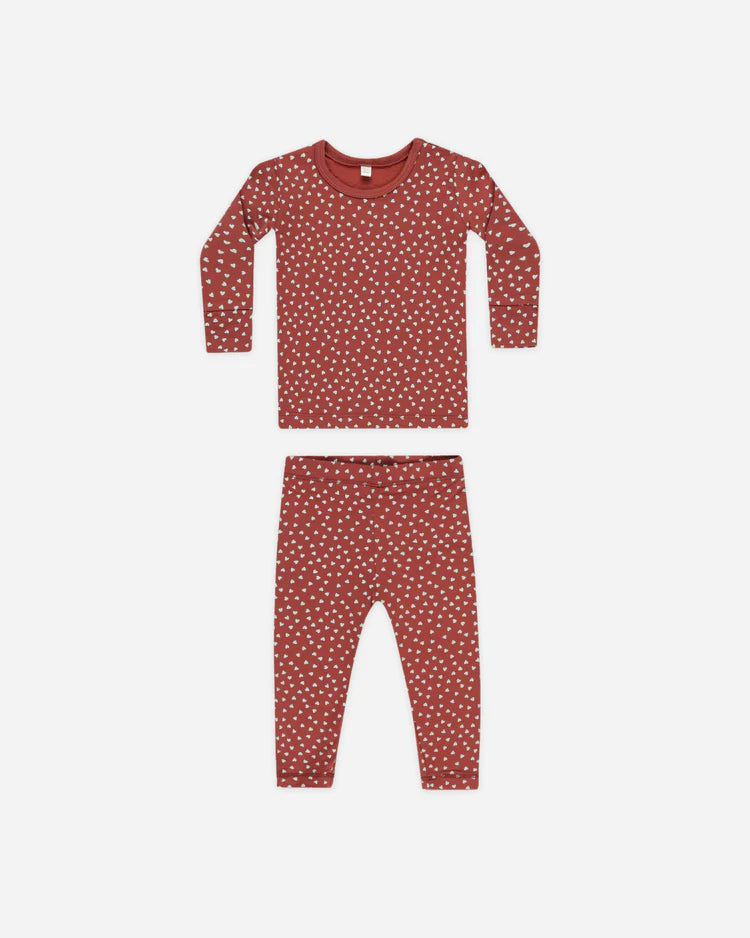 Bamboo Pajama Set - Tiny Hearts