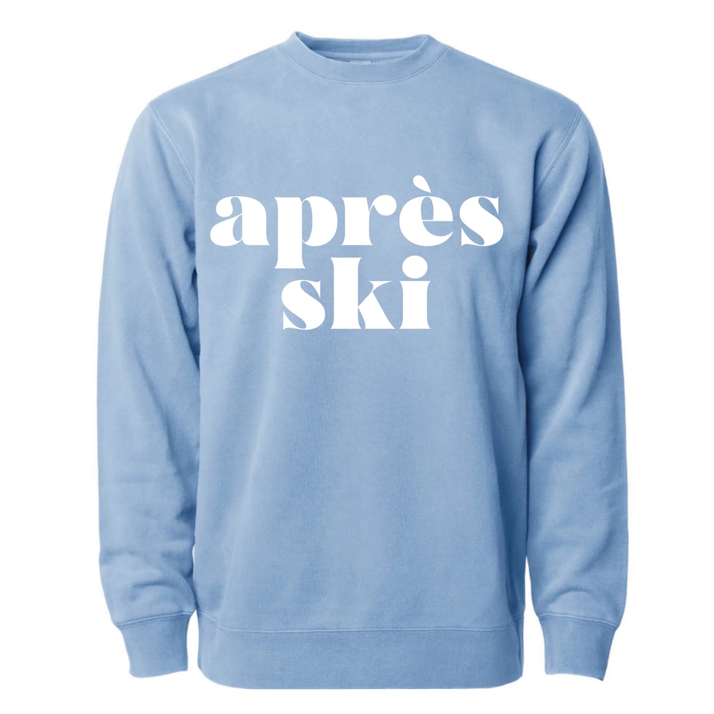 Après Ski Adult Crewneck - Blue Indigo