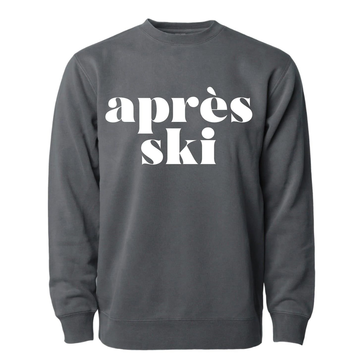 Après Ski Adult Crewneck - Charcoal
