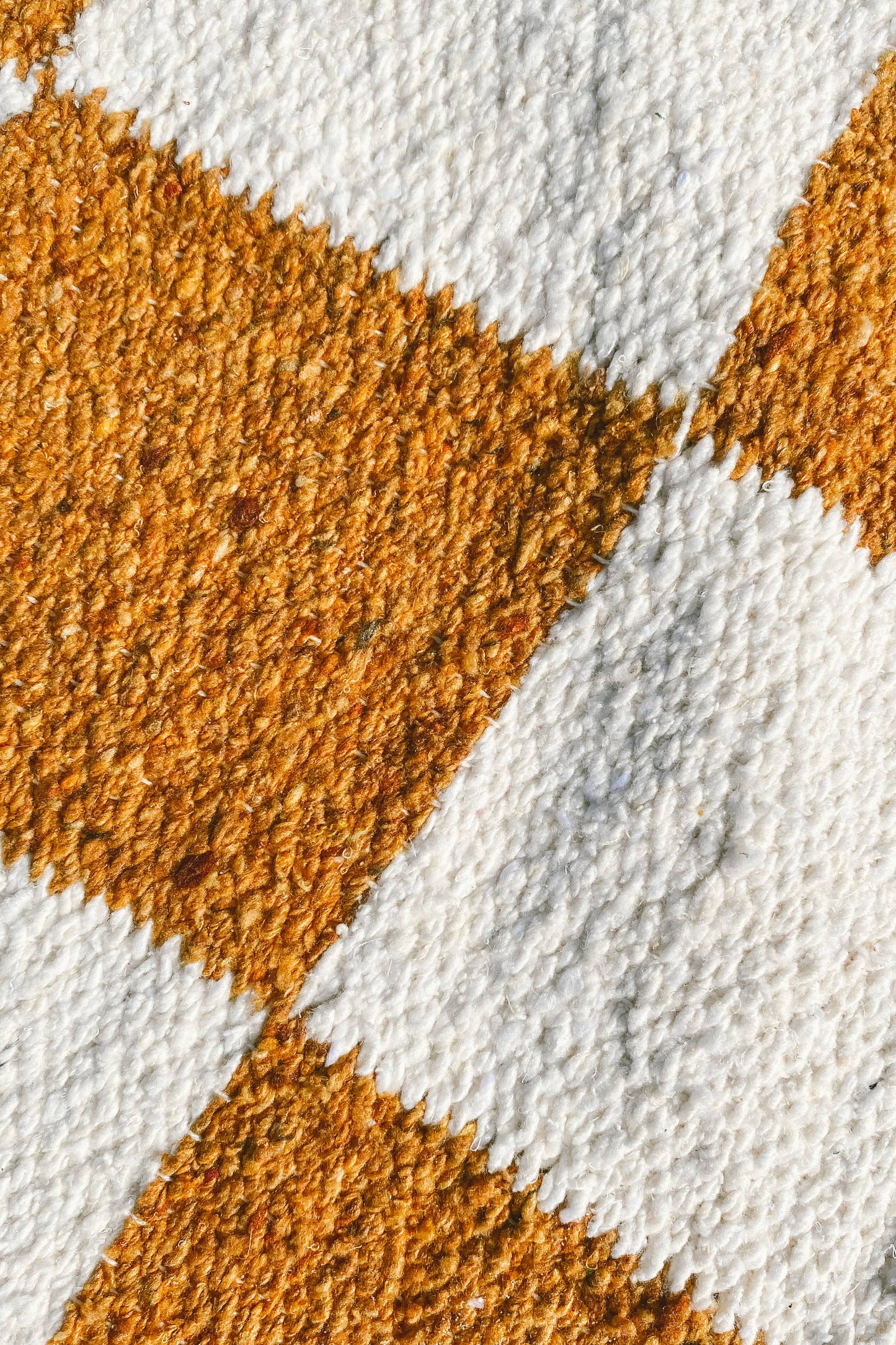 Gold & Cream - Heavyweight Checker Throw Blanket