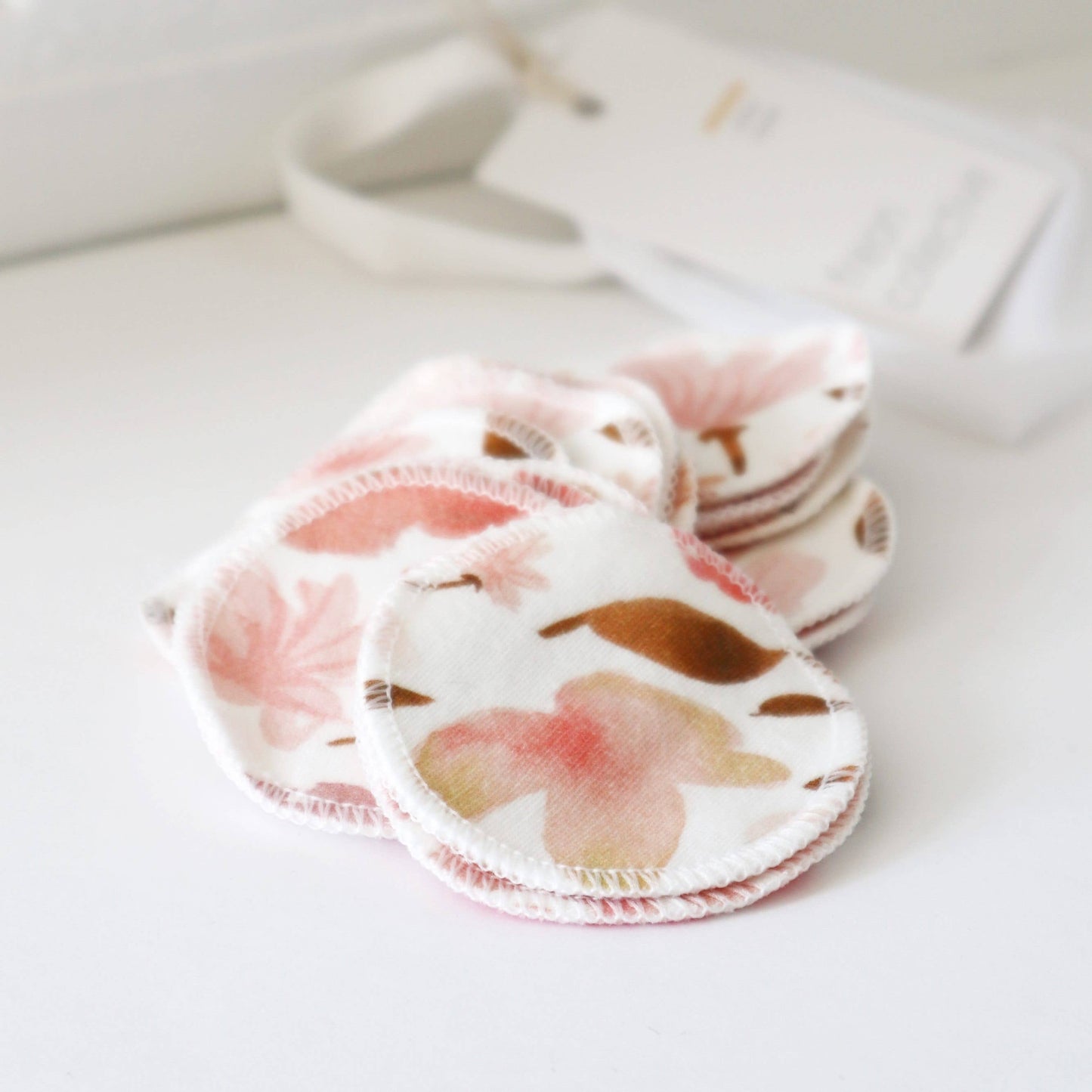 Organic Cotton Rounds - Juliet Florals