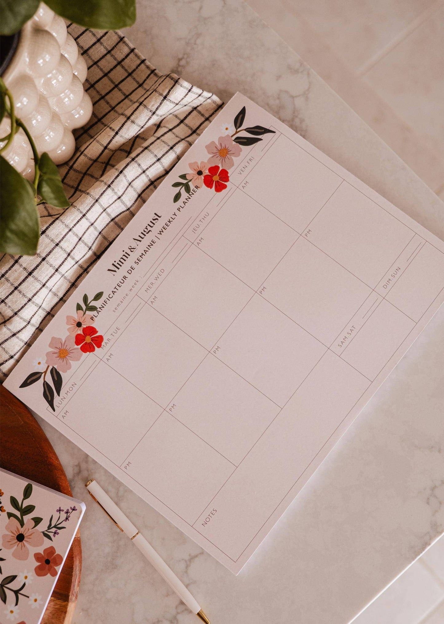 Mimi & August - Flower Bomb Weekly Planner
