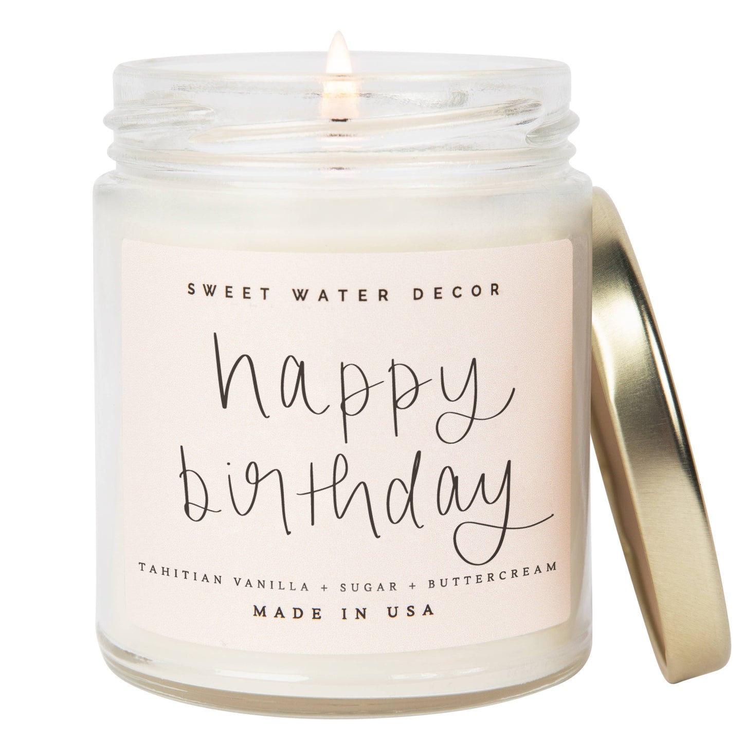 Sweet Water Decor - Happy Birthday 9 oz Soy Candle