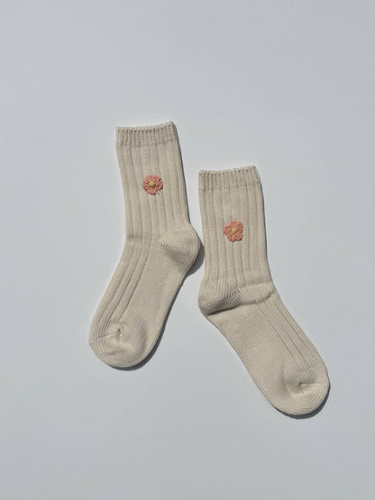 CROCHET HAPPY FLOWER SOCKS: Plant 🌱 / Ankle socks