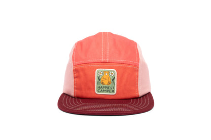 Happiest Camper Bear Baby & Kids Hat: Youth / Pink