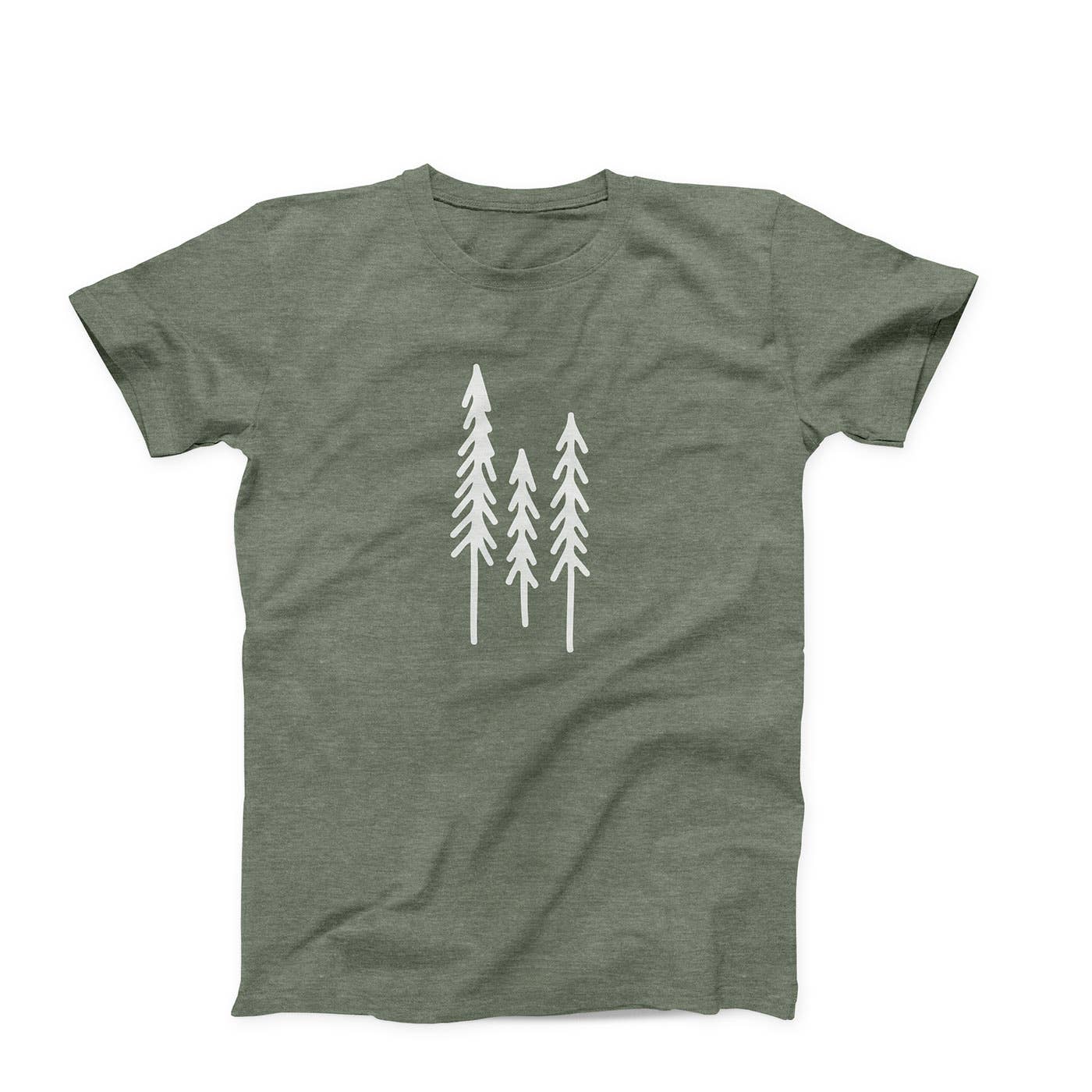 Evergreen Trees T-Shirt : Pine Green: S