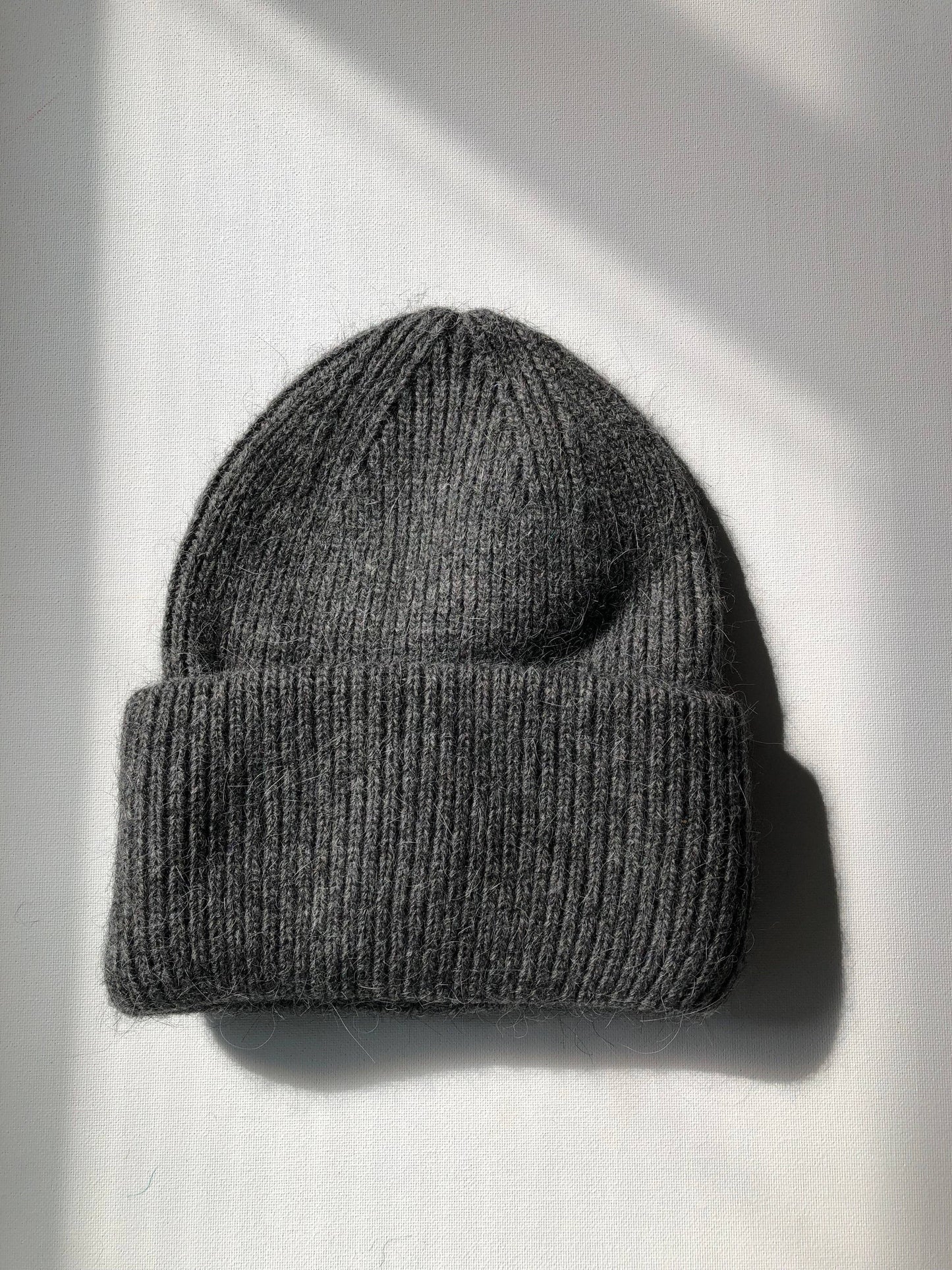 ROYAL ANGORA BEANIE - White