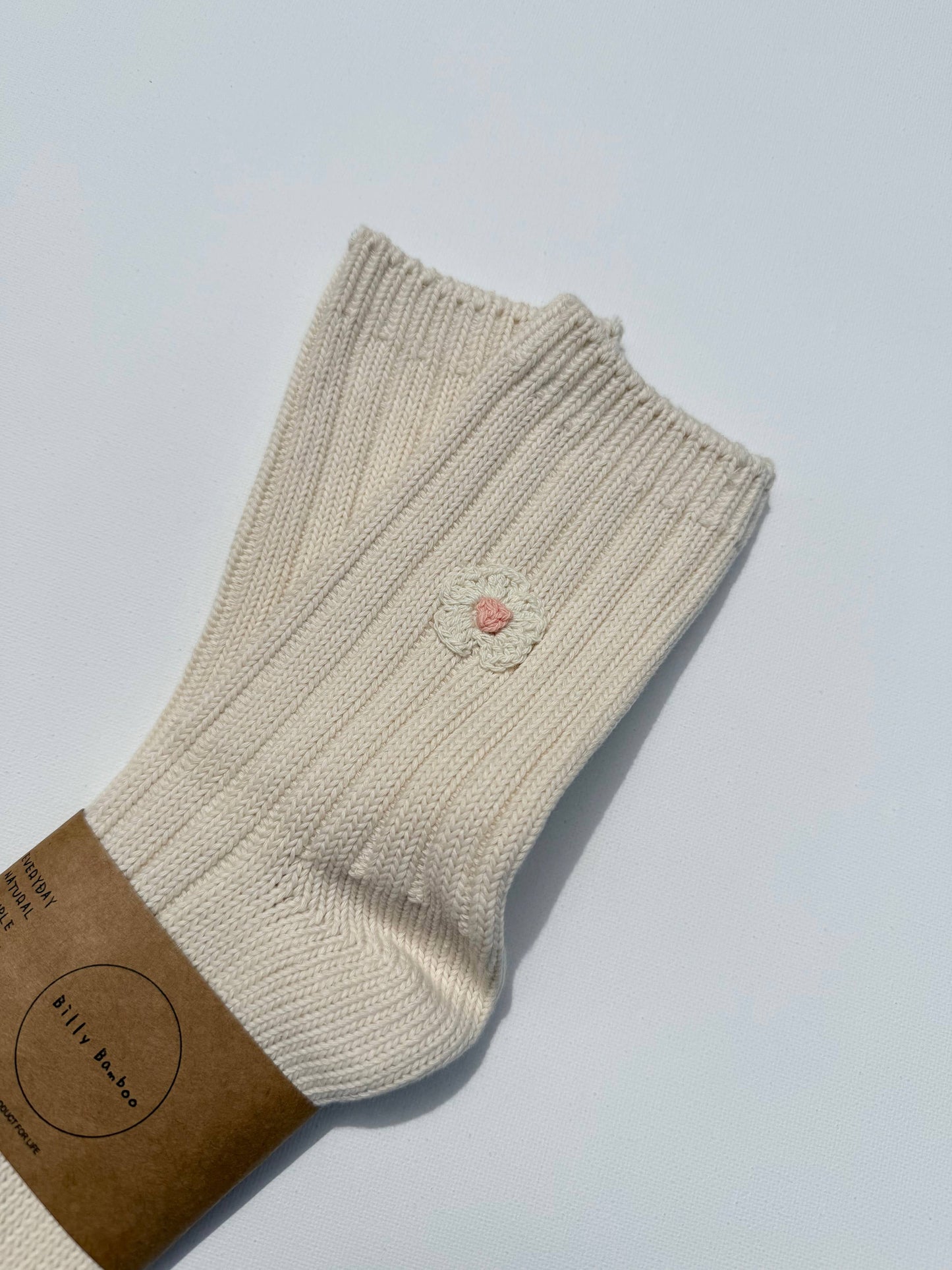 CROCHET HAPPY FLOWER SOCKS: Plant 🌱 / Ankle socks