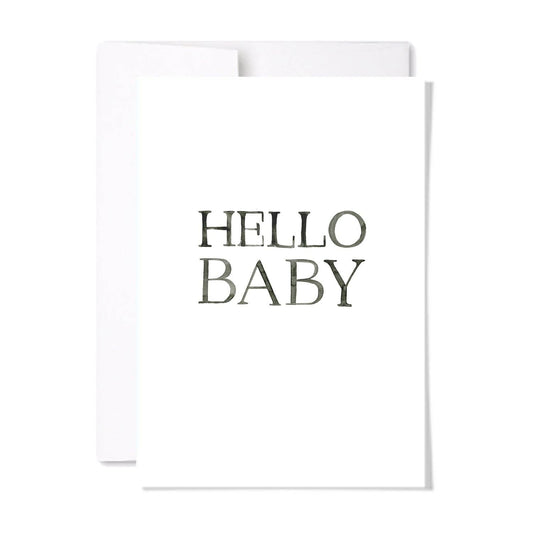 Hello Baby Card: Single Card