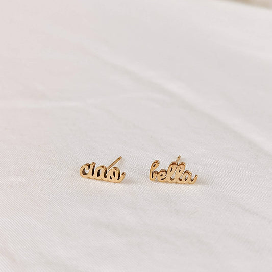 Ciao bella earrings: Gold plated