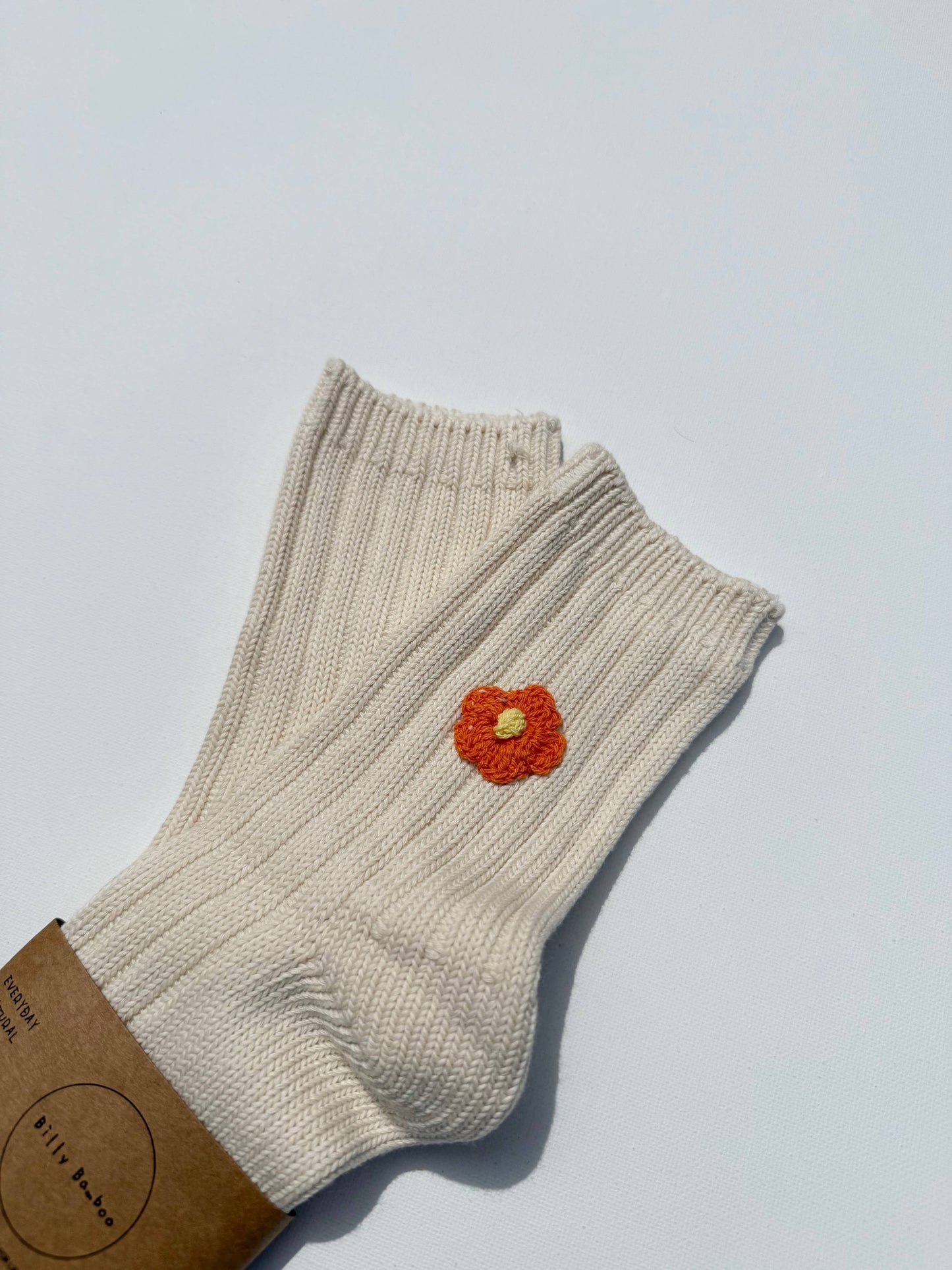 CROCHET HAPPY FLOWER SOCKS: Plant 🌱 / Ankle socks