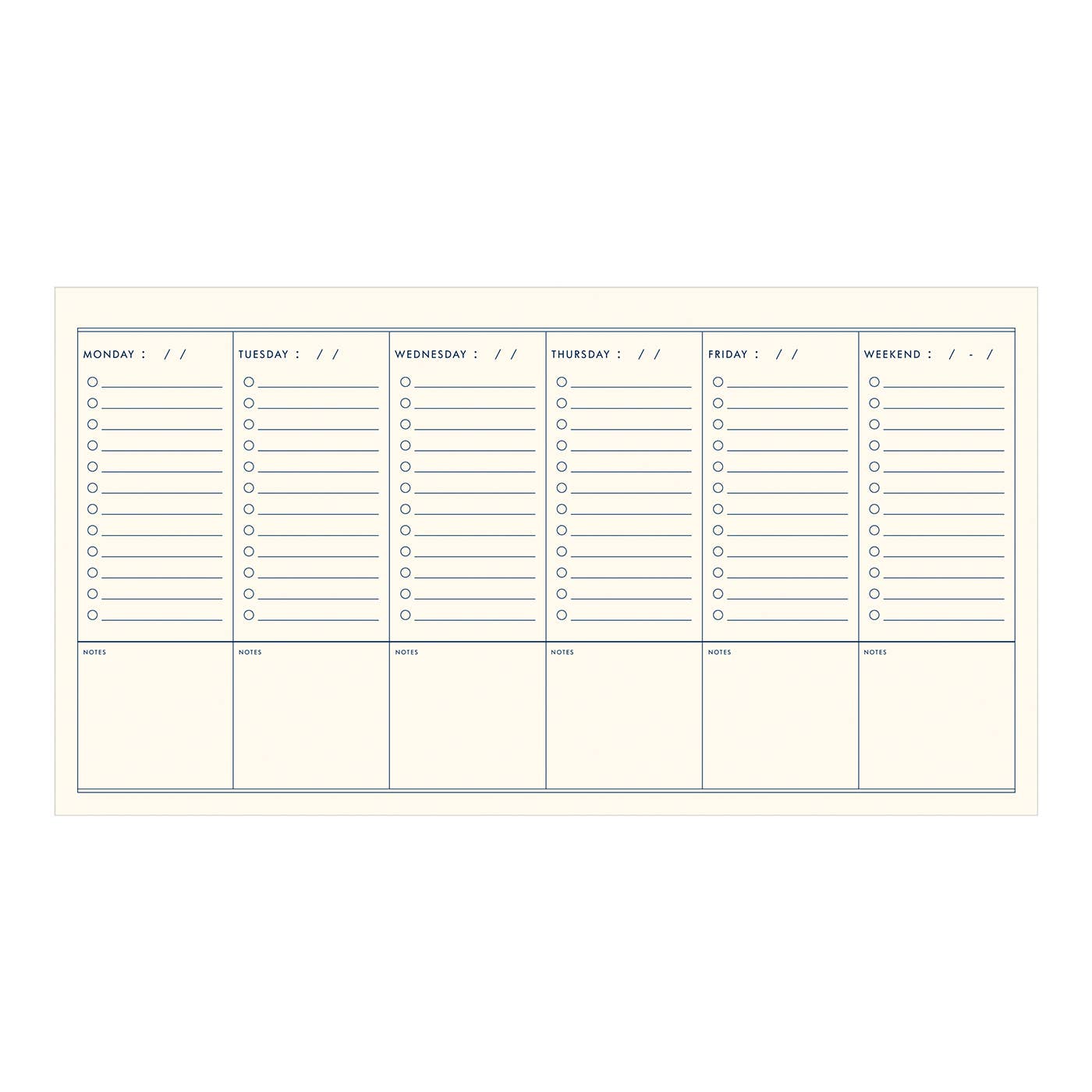 Grid Weekly Planner