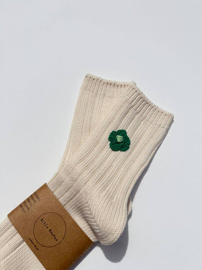 CROCHET HAPPY FLOWER SOCKS: Plant 🌱 / Ankle socks