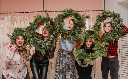Book Your Private Wreath-Making Party (6 person minimum)