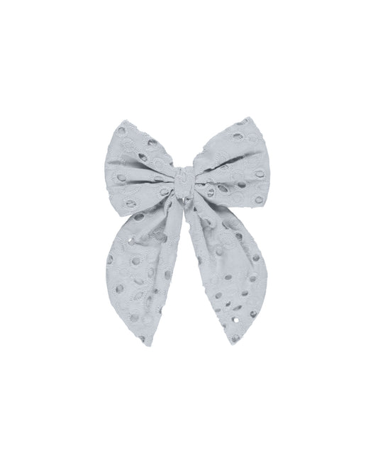 Oversized Bow - Light Blue