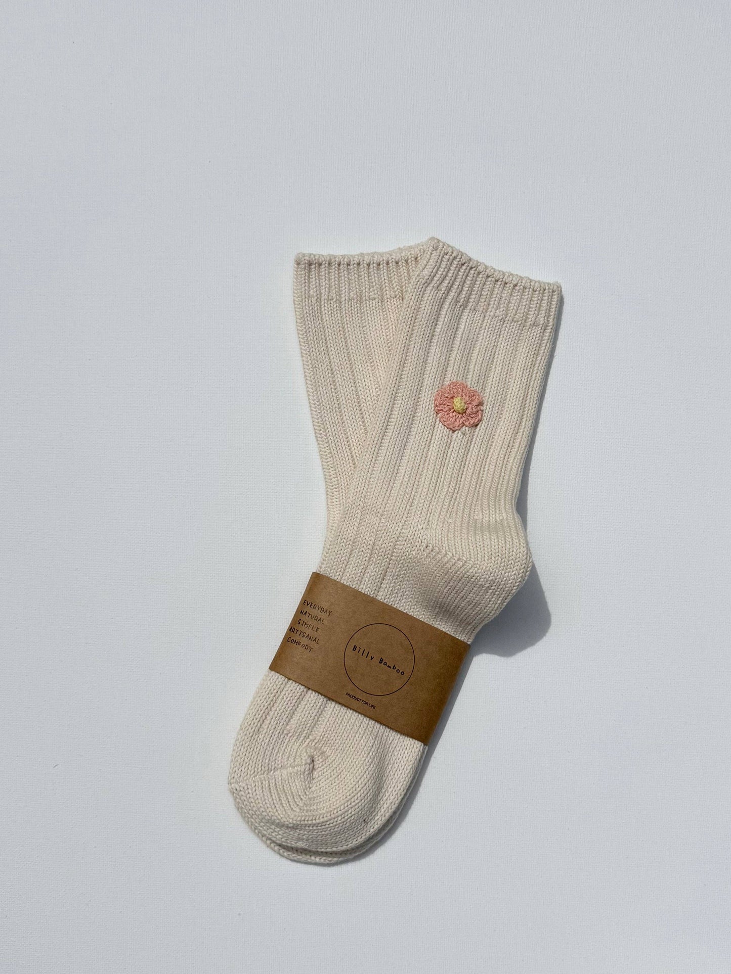 CROCHET HAPPY FLOWER SOCKS: Plant 🌱 / Ankle socks