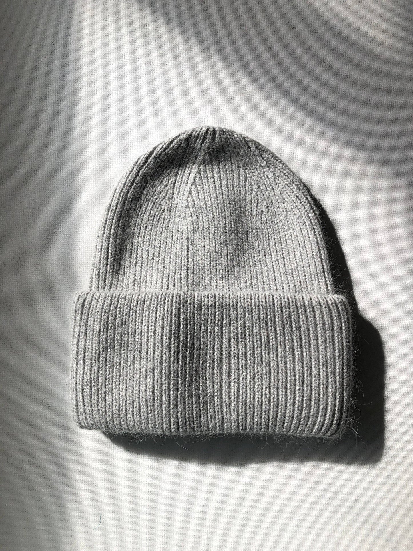ROYAL ANGORA BEANIE - White