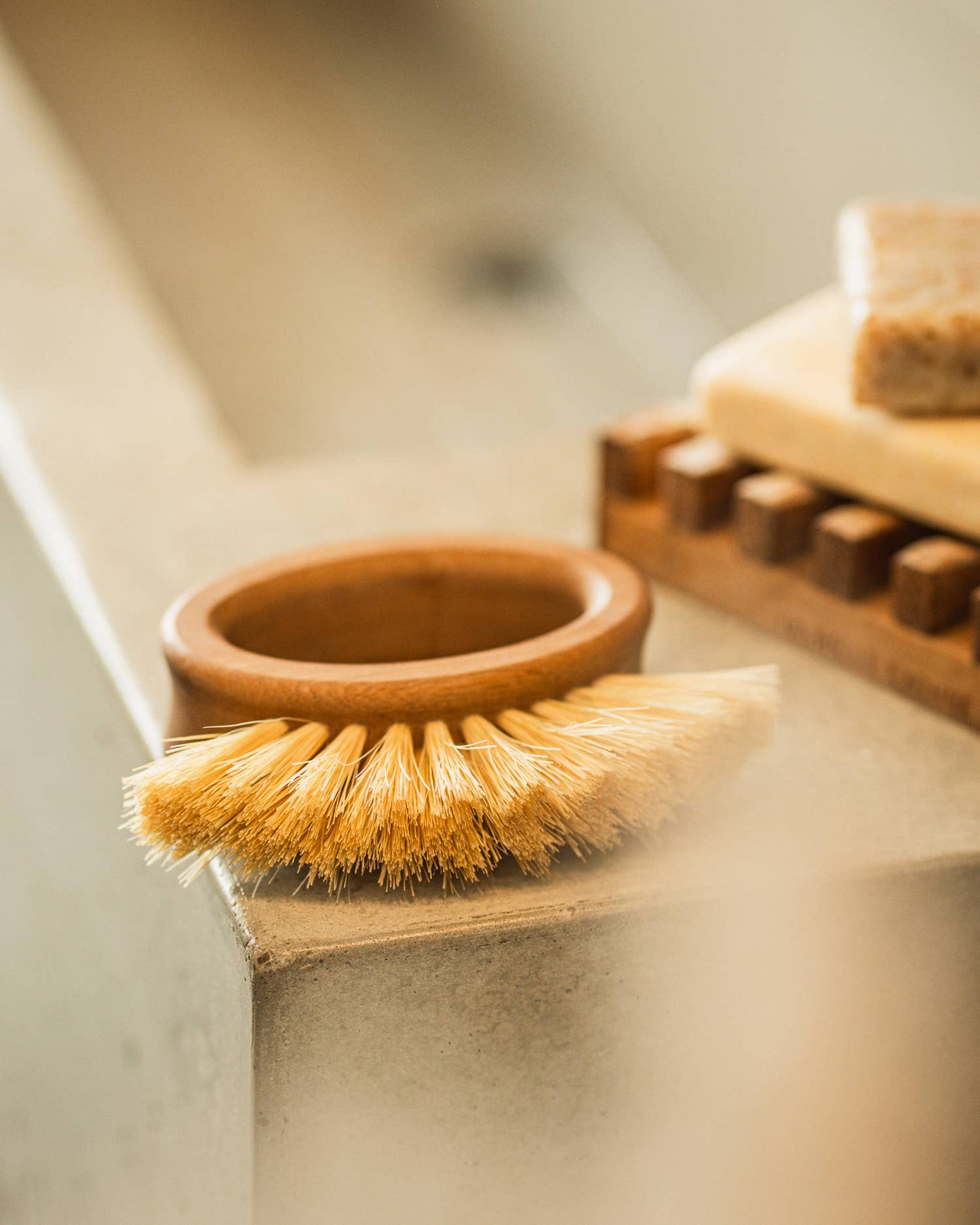 Wooden Scrub Brush for Hands and Nails