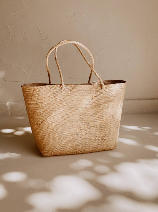 Avery Day Tote: Natural