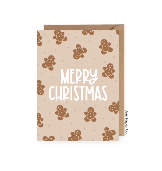 Gingerbread Christmas Card