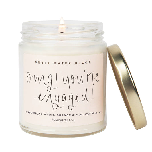 Sweet Water Decor - OMG! You're Engaged! 9 oz Soy Candle